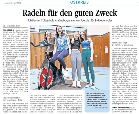 Oberhessische Presse, 08.05.2023